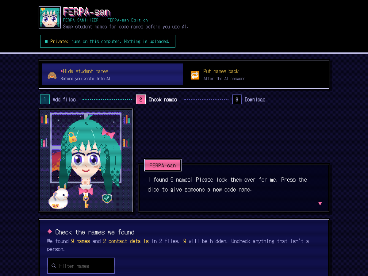 FERPA-san Edition screenshot